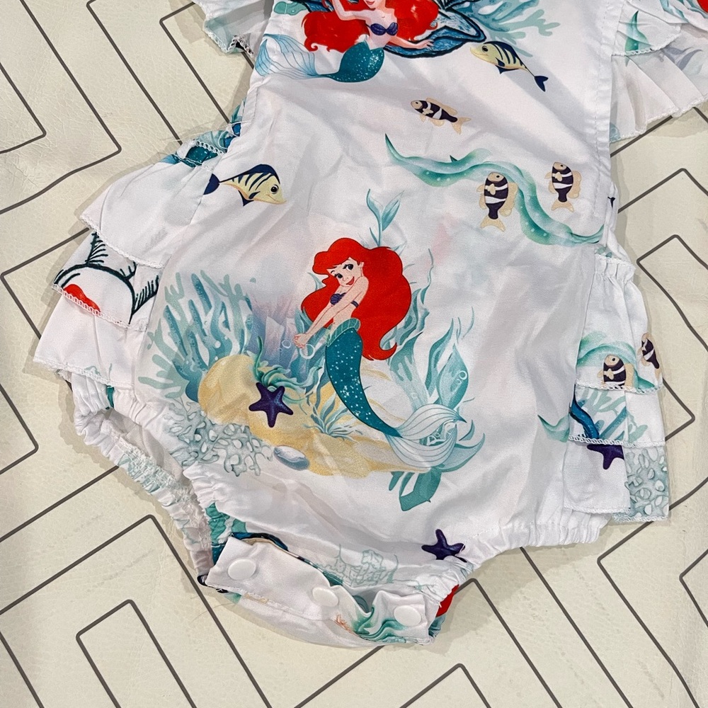Little Mermaid Ruffle Bubble - Picture 7 of 7